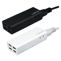 4ポートUSB給電機能付き2個口OAタップ「Unitap」ホワイト PPS-UTAP3AWH 1個 プリンストン（直送品）