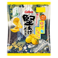堅あげポテト ゆず塩レモン味 60g 3袋 カルビー ポテトチップス スナック菓子 おつまみ