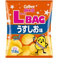 118gポテトチップスＬサイズＢＡＧうすしお味 6袋 カルビー ポテトチップス スナック菓子 おつまみ