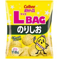 118gポテトチップスＬサイズＢＡＧノリシオ 6袋 カルビー ポテトチップス スナック菓子 おつまみ
