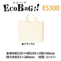 日本紐釦貿易 キャンバスカレッジトートバッグ ナチュラル ES300 1セット(5個)