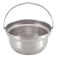 パール金属 木蓋付きキャンプ焚火鍋 22cm UH-4125 1個