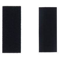 VELCRO ベルクロ ジザイ着脱テープ強力型 5×10cm 黒 90199 1セット(2組入)