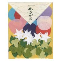 貼り絵小花 #54 あさがお 4103114 1セット（3袋）