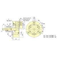 北川鉄工所 パワーチャック Nー10 1個（直送品）