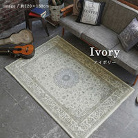 ERARE DICTUM マイクロプリントパイルマット 700×1200mm アイボリー 4573109309610 1枚（直送品）