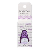プラス マーカーテープ StudyLiner スタディライナー パープル フラワー 51769 1セット(20個)