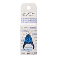 プラス マーカーテープ StudyLiner スタディライナー ブルー ナミナミ 51770 1個