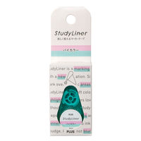 プラス マーカーテープ StudyLiner スタディライナー ミントブルー バイカラー 51771 1個