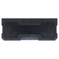 サンスター文具 コンパクトふでいれヨコピタ ギガテクト ブラック S1314114 1個