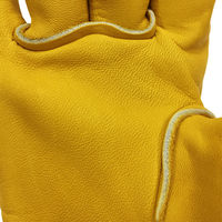 小野商事 溶接用手袋 牛本革使用 5本指 フリーサイズ AG502 1双