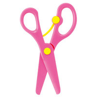 銀鳥産業 あんぜんはさみ ピンク おうち遊び 知育 工作 044-401 1個