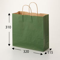 シモジマ 25チャームバッグ 3才 未晒 グリーンC 003251205 1袋(50枚)