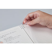 キングジム ダブルリングノート テフレーヌ フラップ A5変形 赤 9804TEアカ 1冊