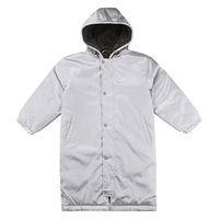 wundou（ウンドウ） キッズ・ジュニア 撥水 保温 セミロングボアコート 130 Ｓホワイト P6880J 1枚（直送品）