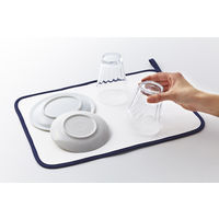 食器拭きにもなる水切りマット 5個 KBセーレン　S080