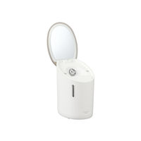 アイリスオーヤマ フェイススチーマー FST-101-W クレンジング 美容家電 保湿 ミラー付き 1台