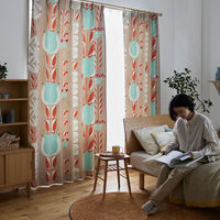 スミノエ DESIGNLIFE カーテン チューリッペン グレー AS-V1366-160210GY １セット(2枚入)（直送品）