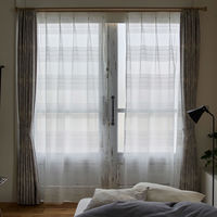 スミノエ DESIGNLIFE レースカーテン ローヌ ナチュラルホワイト AS-V2106-170169BL １セット(2枚入)（直送品）