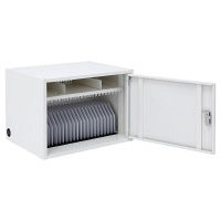 サンワサプライ タブレット収納保管庫（21台収納） 幅620×奥行500×高さ450mm CAI-CAB101W 1台（直送品）