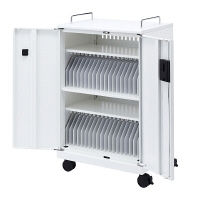 サンワサプライ タブレット収納キャビネット(40台収納) CAI-CAB102W 1台（直送品）