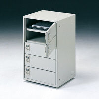 サンワサプライ ノートパソコン収納キャビネット 幅450×奥行400×高さ700mm CAI-CAB4-5DN 1台（直送品）