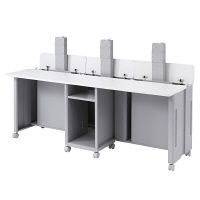 サンワサプライ CAIデスク（昇降タイプ） 幅1800×奥行600×高さ700mm CAI-LCD186K 1台（直送品）