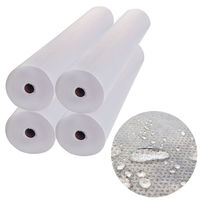 フィフティ・ヴィジョナリー ベッドシーツ 防水90m・ミシン目あり(ホワイト)90m HT-006-WH 1個(4本入)