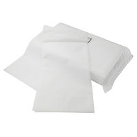 フィフティ・ヴィジョナリー ベッドシーツ(薄)折畳タイプ(ホワイト) HT-010-WH 1個(20枚入)