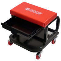 JEJアステージ　ワークシート 1段トレー付 レッド/ブラック WS-003（直送品）