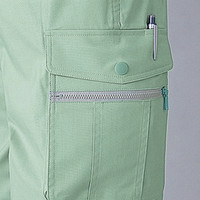 自重堂　制服百科　エコストレッチツータックカーゴパンツ　アースグリーン　１０６　44602（直送品）