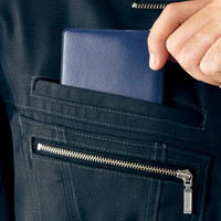 自重堂　制服百科　長袖シャツ　シックブラツク　Ｍ　55804（直送品）