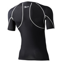 自重堂　制服百科　Ｖネックショートスリーブ（総メッシュ）　ブラック　Ｌ　56154（直送品）