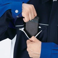 自重堂　制服百科　製品制電ストレッチ長袖ジャンパー　ライトグリーン　Ｓ　86800（直送品）