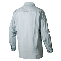 アイトス 長袖シャツ（男女兼用） ライトグレー SS AZ-30435-004 1着（直送品）
