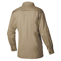 アイトス 長袖シャツ（男女兼用） カーキ M AZ-30535-025 1着（直送品）