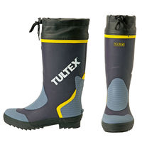 アイトス カラー長靴 ネイビー×イエロー M AZ-4707-008 1足（直送品）