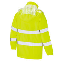 アイトス 高視認性レインジャケット ハイパーイエロー 3L AZ-562405-091 1着（直送品）