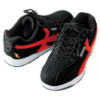 アイトス セーフティシューズ（耐油・耐滑・静電） ブラック×レッド 27cm AZ-51622-010 1足（直送品）