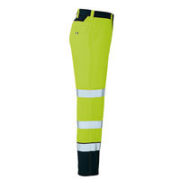 アイトス ワークパンツ（ノータック） ハイパーイエロー×ネイビー 3L AZ-2750-091 1着（直送品）