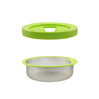 ガオナ シンク用 ゴミカゴとフタのセット グリーン GA-PB032（直送品）