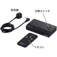 バッファロー HDMI切替器 3台用 リモコン付 TV背面取付ネ BSAK302 1個