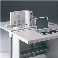 サンワサプライ ケーブルボックス（対面用） 幅1000mm CB-T1000 1個（直送品）