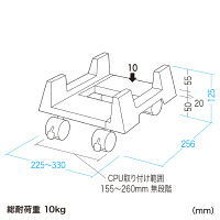 サンワサプライ CPUスタンド CP-033 1台（直送品）