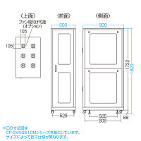 サンワサプライ 19インチサーバーラック（36U） CP-SVN3690BK 1台（直送品）