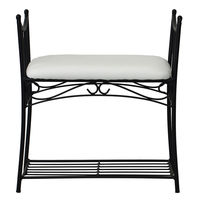 宮武製作所（MIYATAKE） DELSOL デル・ソル エントランスチェア ブラック 幅490×奥行き240×高さ550mm 1台（直送品）