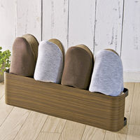 宮武製作所 TEER 木目転写スリッパラック ブラウン SR-500M BR 1台