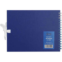 マルマン スケッチブック アートスパイラル F0 画用紙厚口 (142×185mm) ブルー S310-02 1セット(1冊(24枚入)×2)