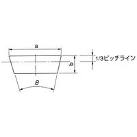 三木プーリ 変速ベルト 2926V646 1個（直送品）
