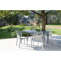 タカショー ベジタルチェア ホワイト 1脚（直送品）